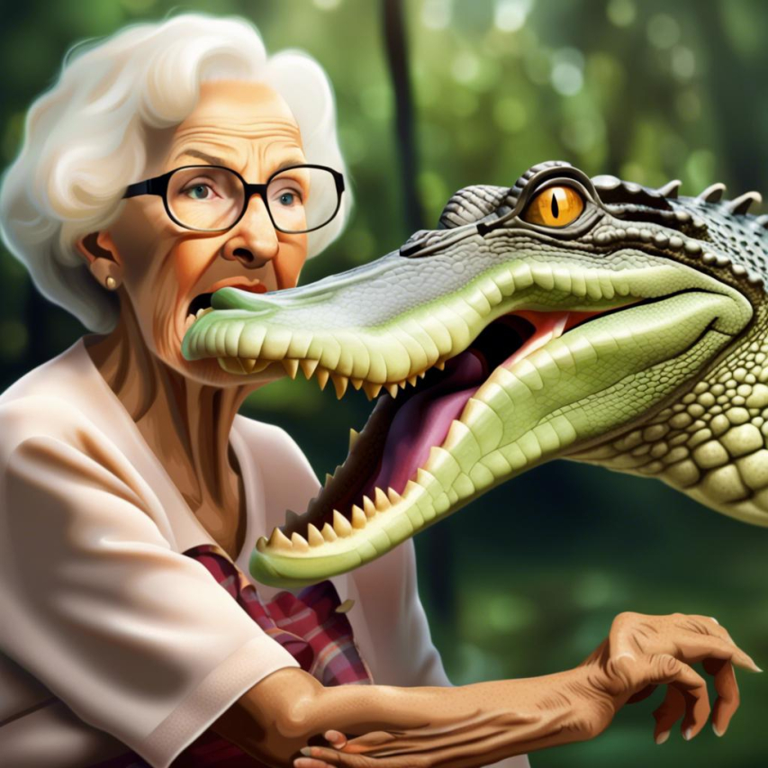 Shocking Alligator Attack on Elderly Woman: Full Video on Reddit