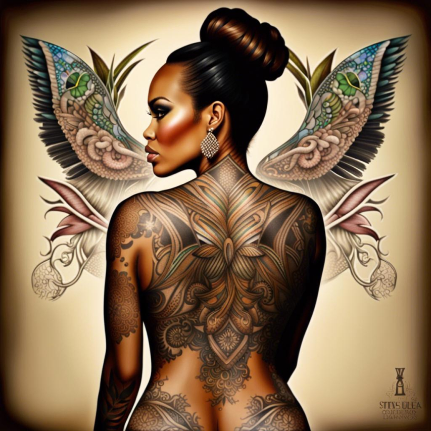 The Story Behind Evelyn Lozada’s Stunning Back Tattoo